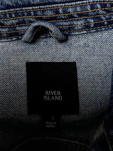 s Beden mavi Renk River Island Kot Ceket %70 İndirimli.