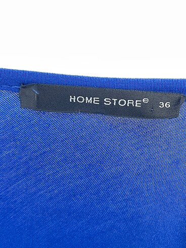 36 Beden mavi Renk Home Store Uzun Elbise %70 İndirimli.