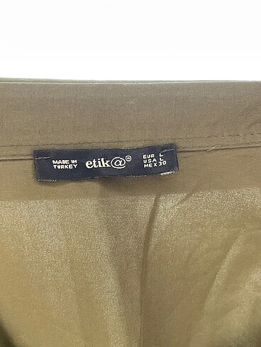 l Beden haki Renk PreLoved Gömlek %70 İndirimli.