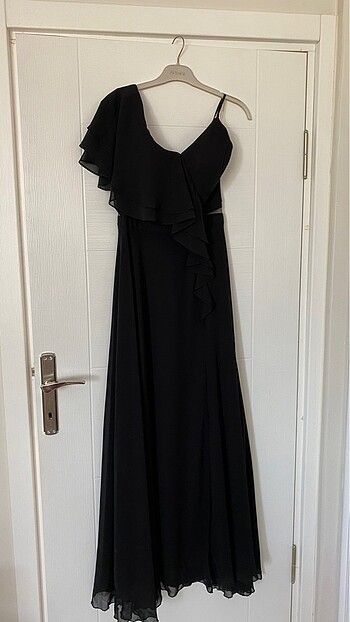 m Beden siyah Renk Siyah Abiye elbise