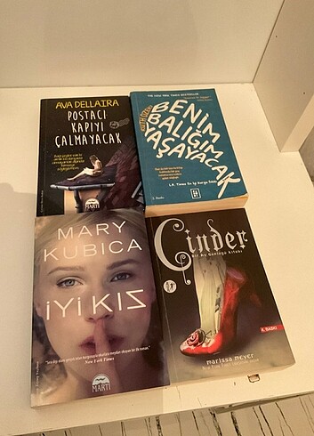 Cinder , postacı kapıyı çalmayacak ve 2 kitap daha