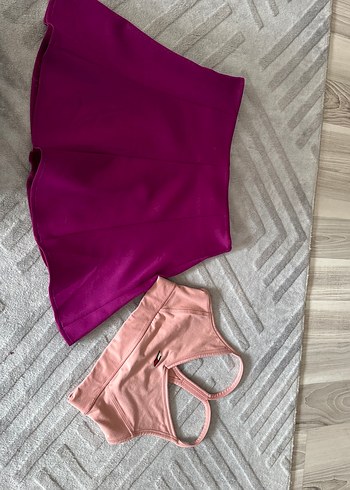 Mor Mini Pilili Etek - Görsel 2