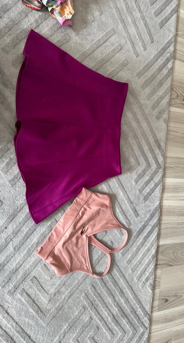 Mor Mini Pilili Etek - Görsel 2