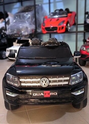 Beden Akülü Araba WV Amarok 24V Eva Lastik 4x4 Çift Koltuk