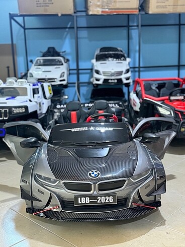 Beden gri Renk Akülü Araba Bmw 24V Drift Model 2 Kişilik
