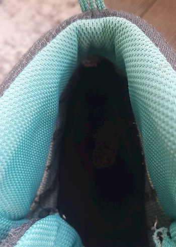 39 Beden turkuaz Renk Kadın Gri Turkuaz Bağcıklı Dolgu Topuk Outdoor Bot
