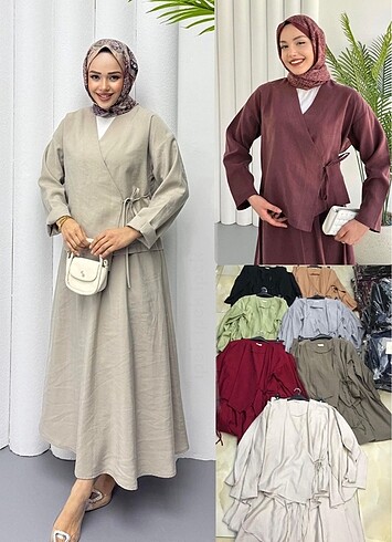 Etekli kimono takım