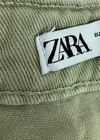 Kadın Haki Bel Detaylı Pantolon - Görsel 2