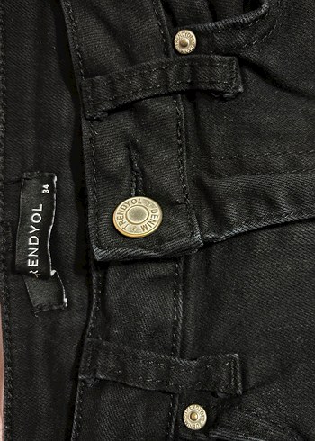 Siyah Kot Pantolon - Görsel 2