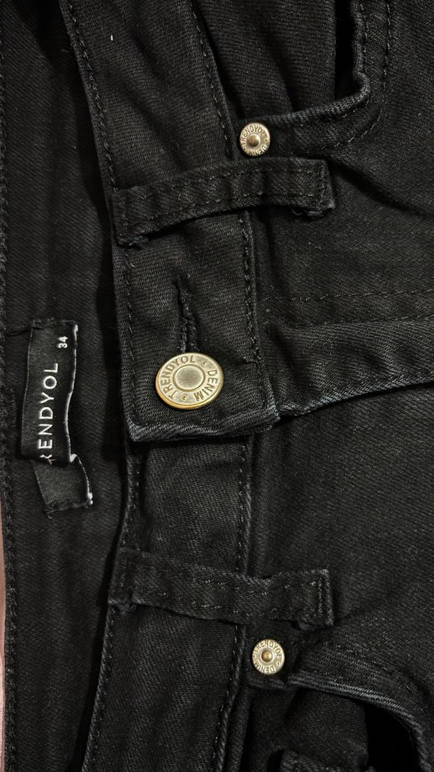 Siyah Kot Pantolon - Görsel 2