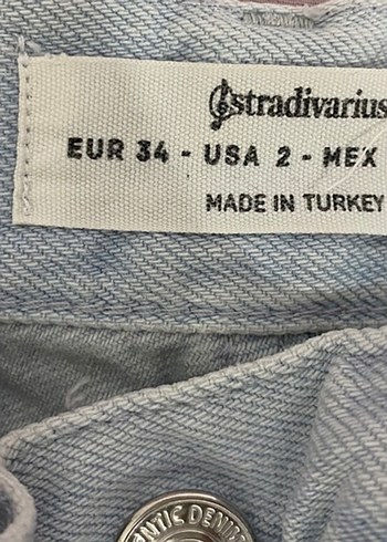 Drapeli Beyaz ve Gri Kadın Midi Kot Pantolon - Görsel 2