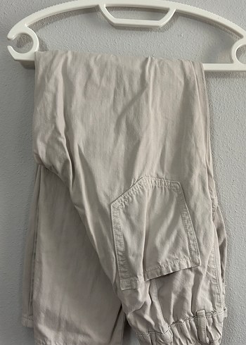 Bej Kadın Rahat Kesim Pantolon - Görsel 4