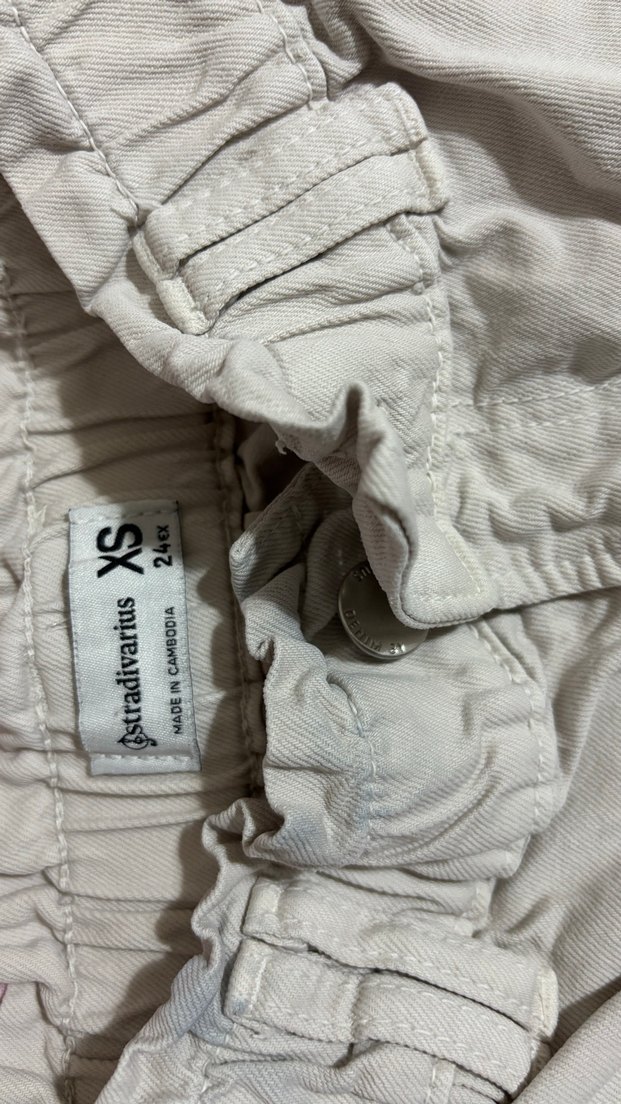 Bej Kadın Rahat Kesim Pantolon - Görsel 2