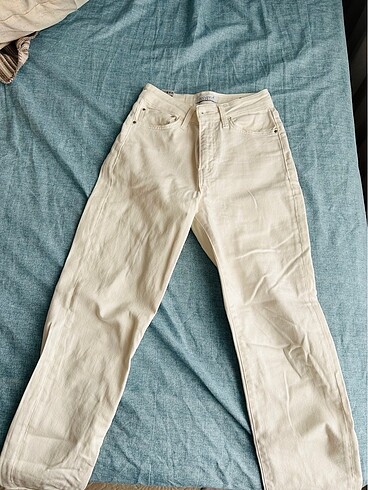 Star model mavi jeans beyaz jean kot