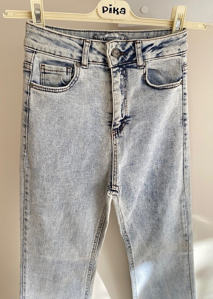 Yüksekbel kot pantolon - Görsel 2