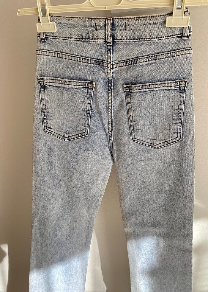 Yüksekbel kot pantolon - Görsel 5