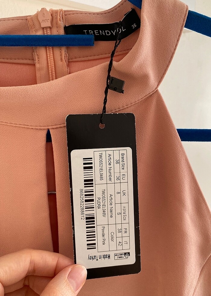 Pudra elbise - Görsel 3