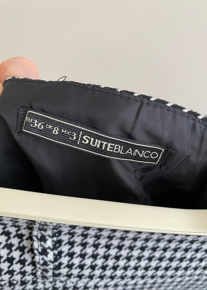 Kazayağı desenli etek - Görsel 5