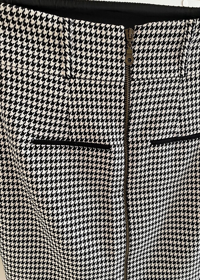 Kazayağı desenli etek - Görsel 2