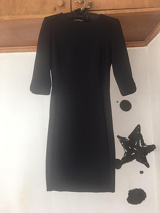 Siyah klasik elbise