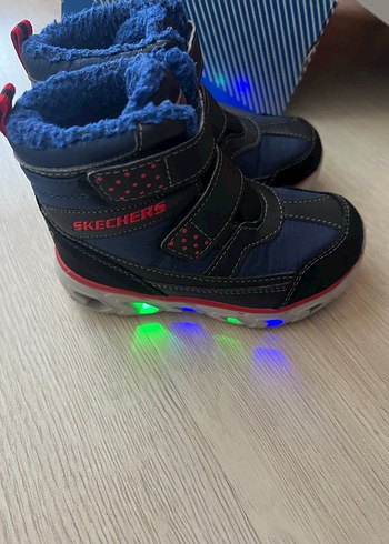 Erkek Çocuk Mavi Koyu Işıklı Bot - Görsel 6