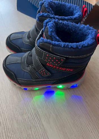 Erkek Çocuk Mavi Koyu Işıklı Bot - Görsel 4