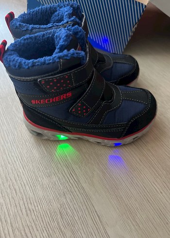 Erkek Çocuk Mavi Koyu Işıklı Bot - Görsel 7