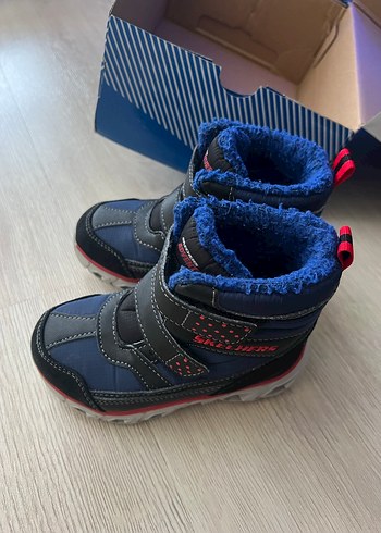 Erkek Çocuk Mavi Koyu Işıklı Bot - Görsel 3