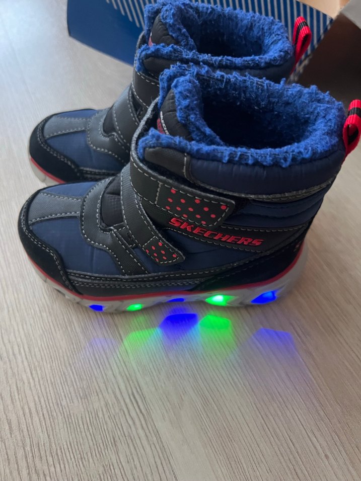 Erkek Çocuk Mavi Koyu Işıklı Bot - Görsel 4