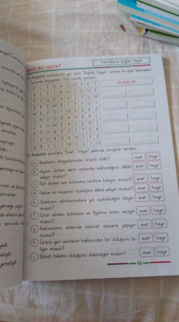 Hayat Bilgisi 3. Sınıf Etkinlik Kitabı - Görsel 2