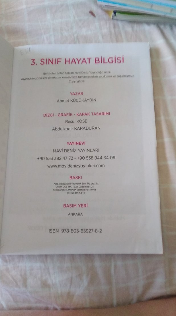 Hayat Bilgisi 3. Sınıf Etkinlik Kitabı - Görsel 3