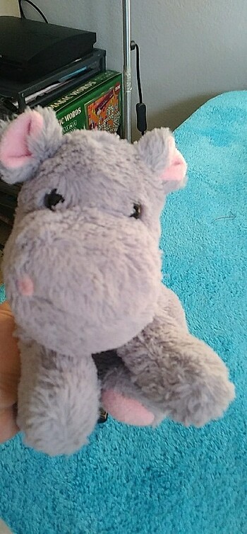 Gri domuzcuk peluş - Görsel 3