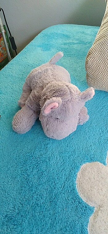 Gri domuzcuk peluş - Görsel 4