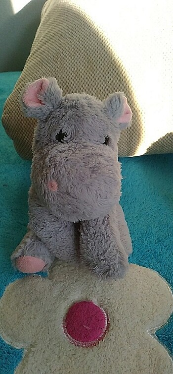 Gri domuzcuk peluş - Görsel 5