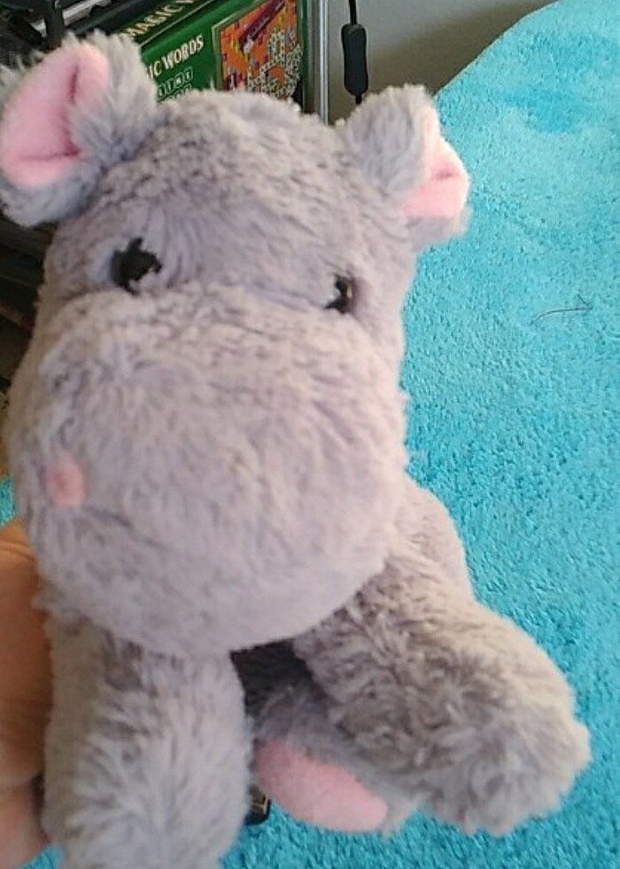 Gri domuzcuk peluş - Görsel 3