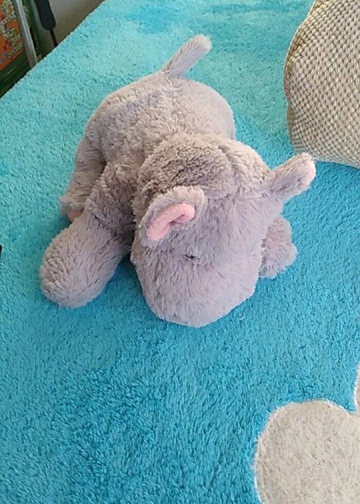 Gri domuzcuk peluş - Görsel 4