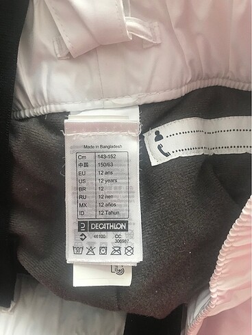 11-12 Yaş Beden Kayak pantolonu