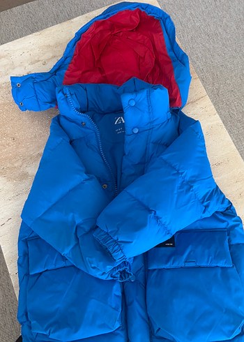 Düğmeli Lacivert Erkek Çocuk Streetwear Kaban - Görsel 3