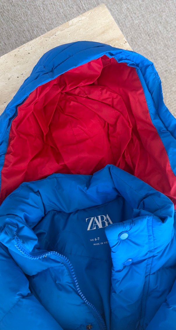 Düğmeli Lacivert Erkek Çocuk Streetwear Kaban - Görsel 4