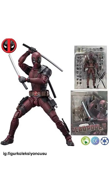 Deadpool Aksiyon Figürü Oyuncak Marvel