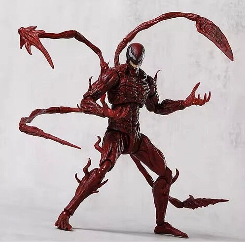  Beden Carnage Aksiyon Figür Oyuncak Spiderman Venom Knull Örümcek Adam