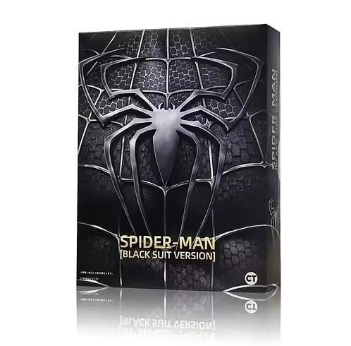 Spiderman Sam Raimi Black Suit Aksiyon Figürü Örümcek Adam Oyunc