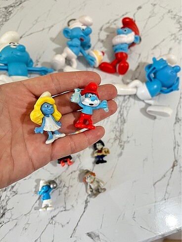 Şirinler figür 4 adet küçük boy