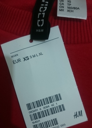 xs Beden Motifli Sweatshirt