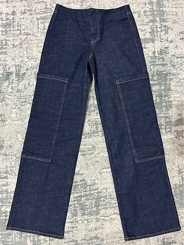 Denim pantolon normal bel