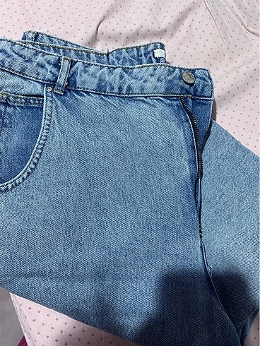 32 Beden yırtık mom jeans