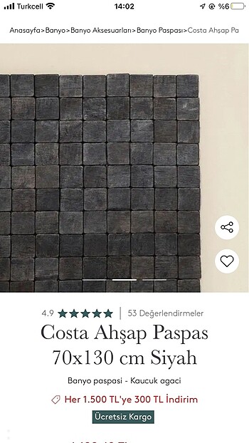 Beden Chakra Ahşap Paspas
