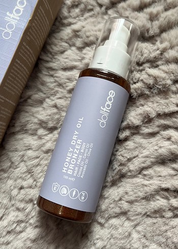 DOLLFACE SIFIR IŞILTILI BRONZLASTİRİCİ - Görsel 2