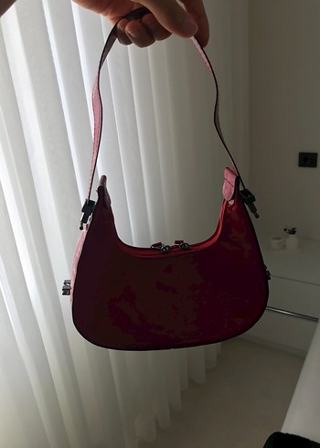 Accessorize Kırmızı Parlak Deri Kadın Omuz Çantası