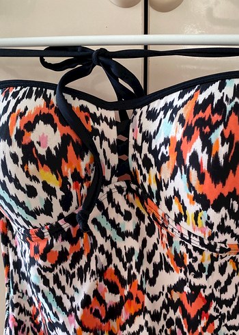 Kadın Çok Renkli Bağcıklı Mayo - Görsel 2